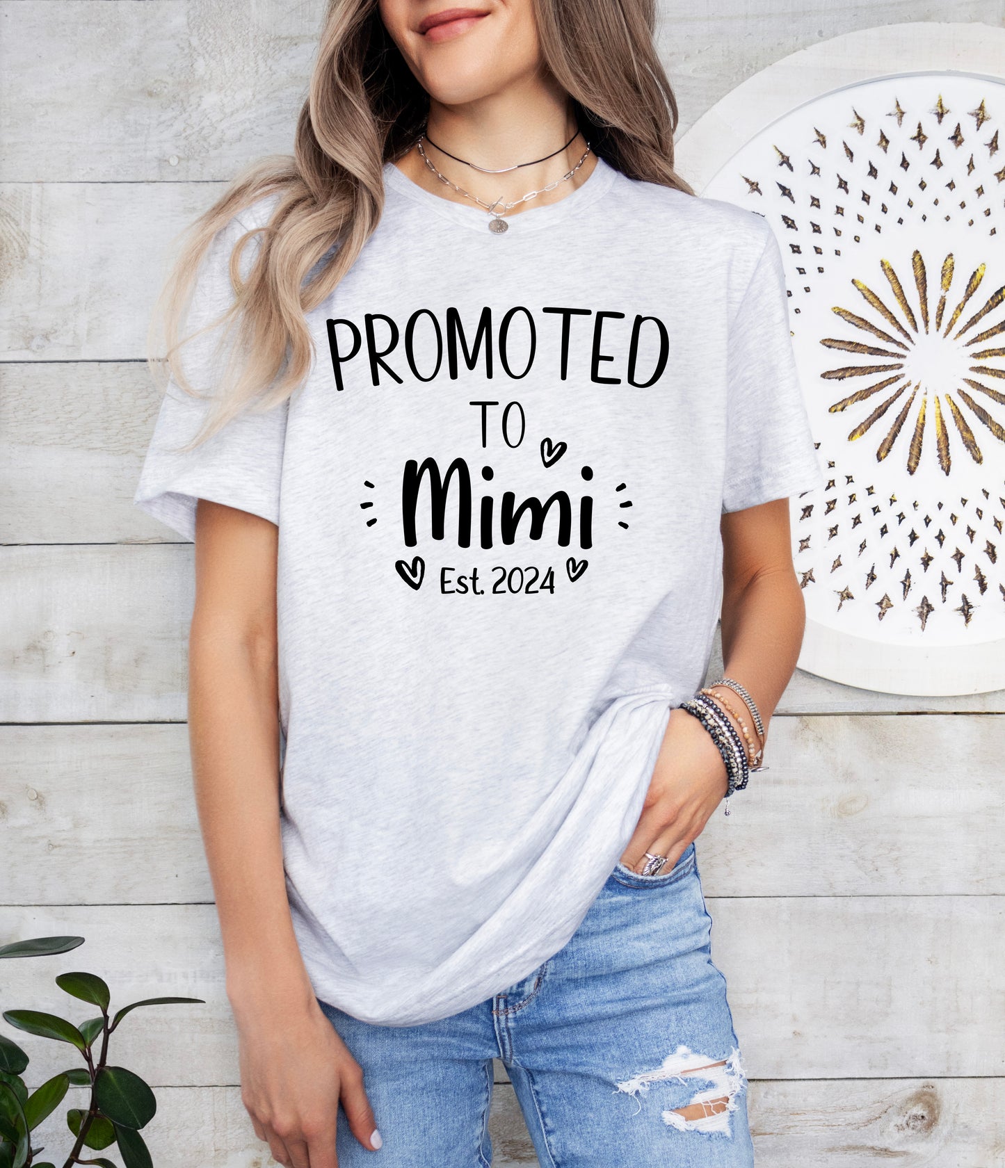 Custom Promoted to Mimi Shirt | Light Garment