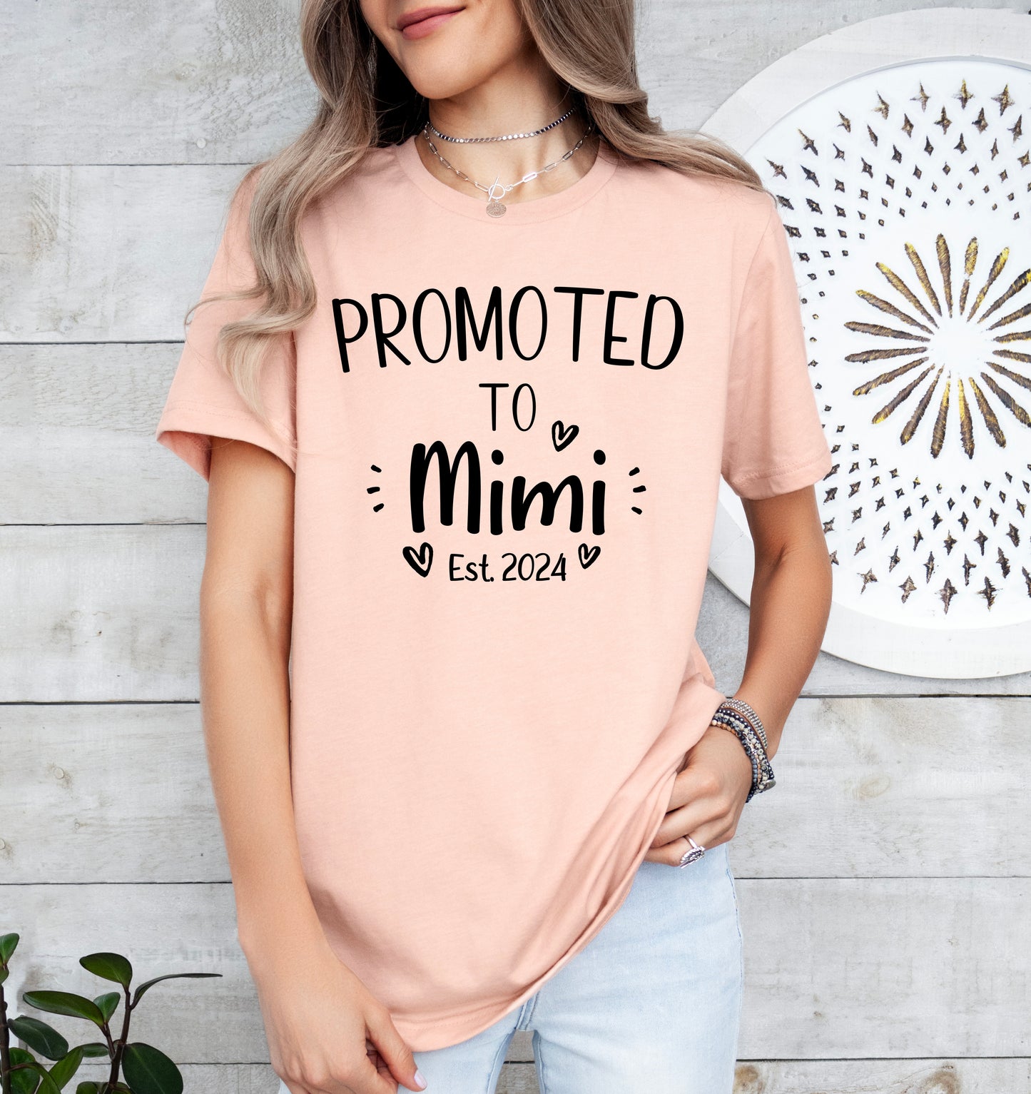 Custom Promoted to Mimi Shirt | Light Garment