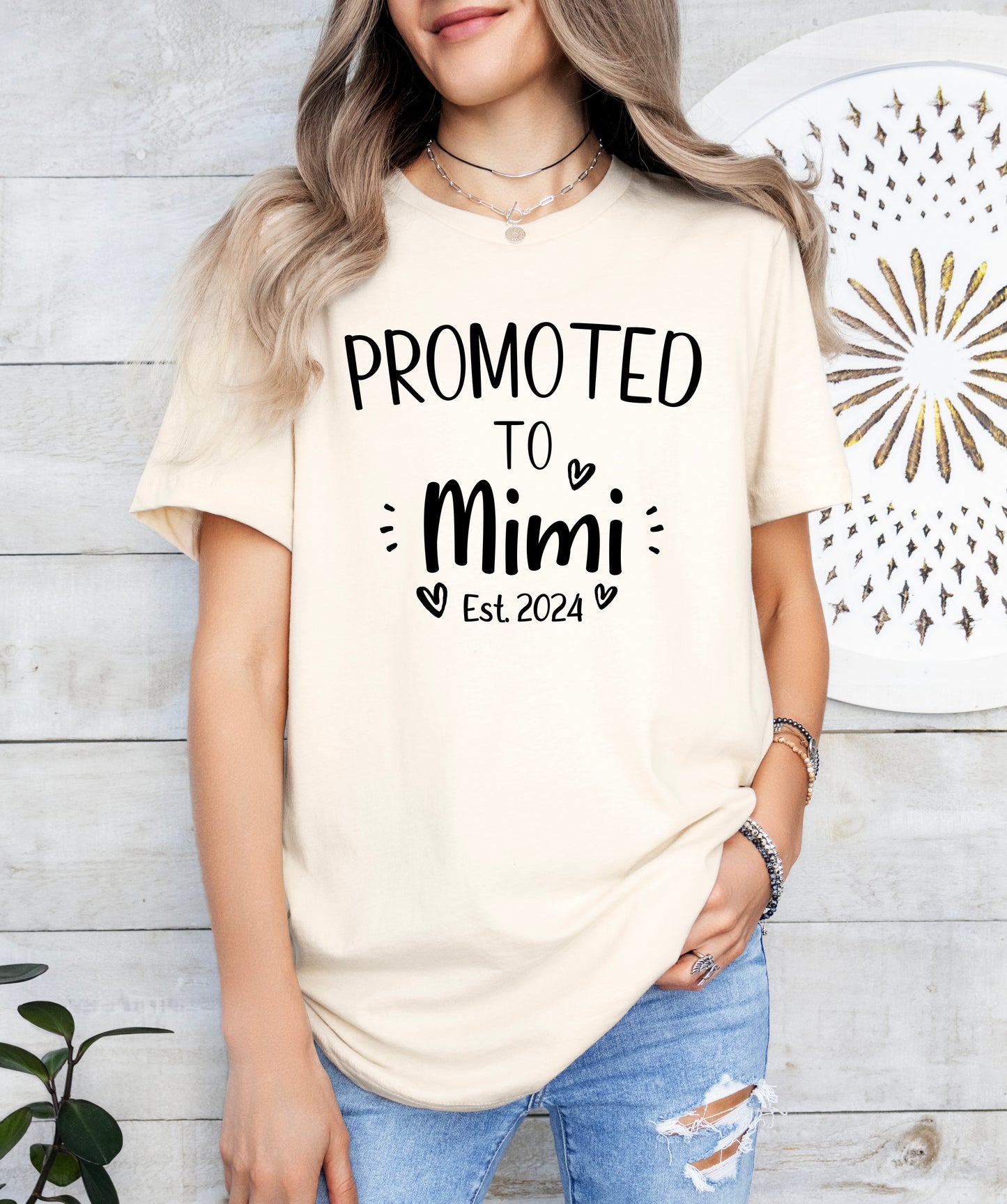 Custom Promoted to Mimi Shirt | Light Garment