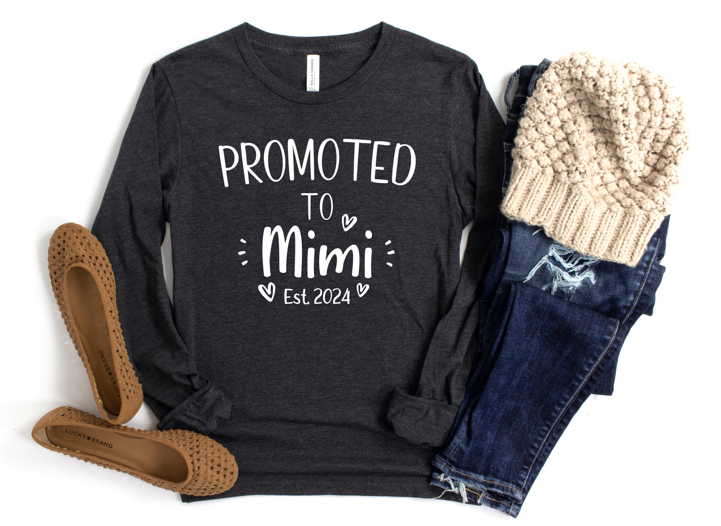 Custom Promoted to Mimi Shirt Long Sleeve | Long Sleeve Mimi Shirt