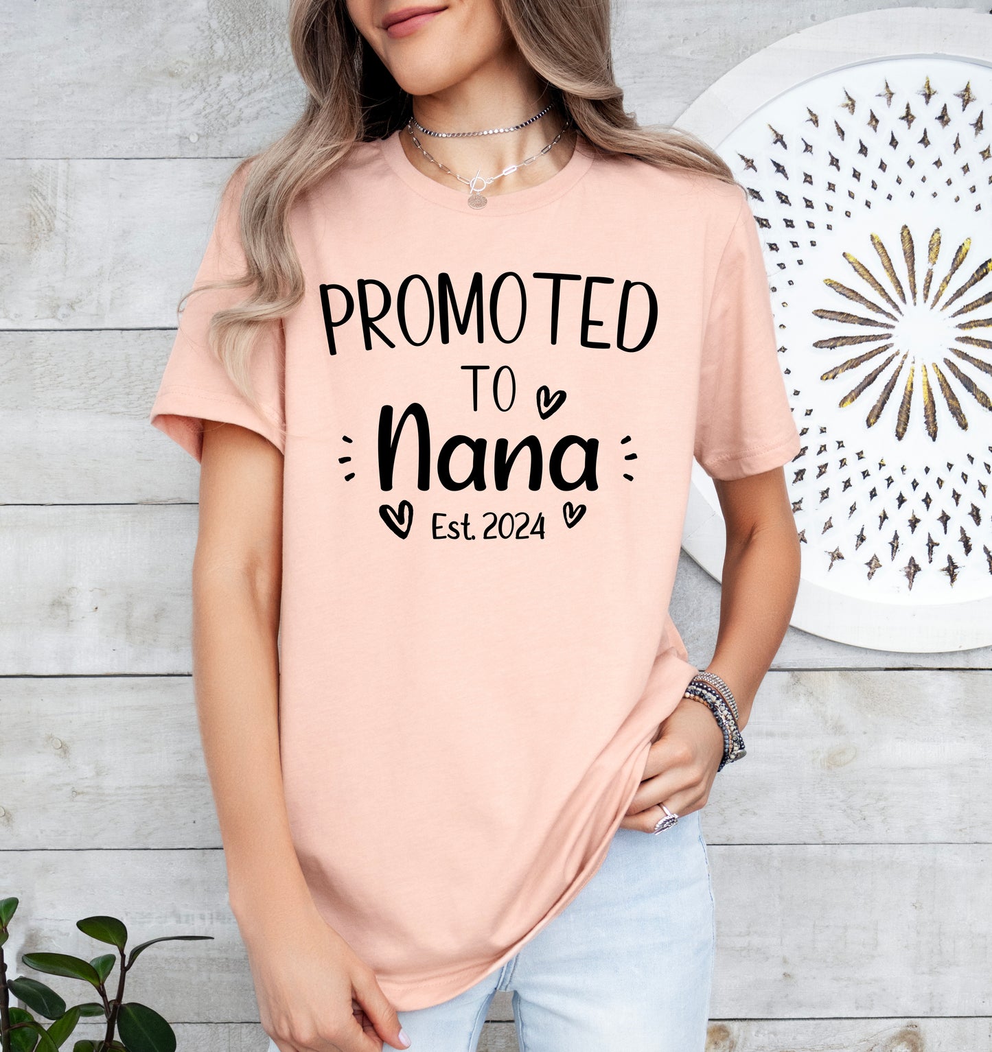 Custom Promoted to Nana Shirt | Light Garment