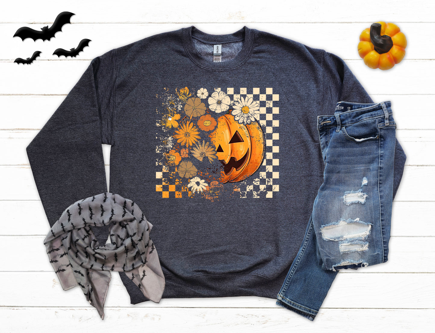 Pumpkin Halloween Sweatshirt (A)