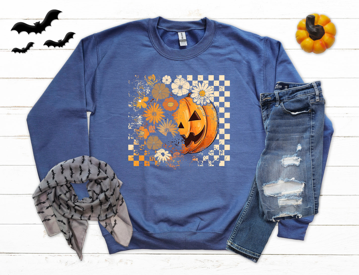 Pumpkin Halloween Sweatshirt (A)