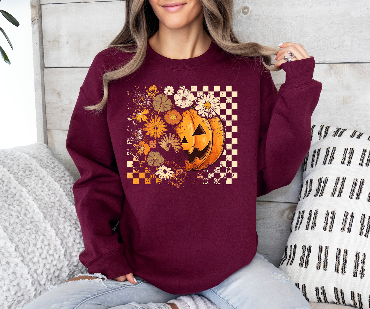 Pumpkin Halloween Sweatshirt (A)