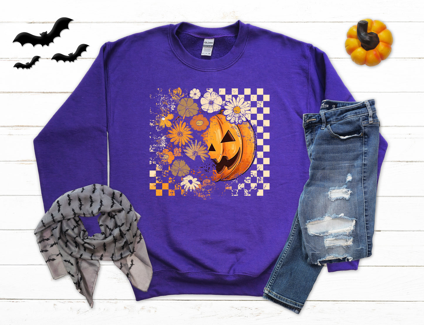 Pumpkin Halloween Sweatshirt (A)