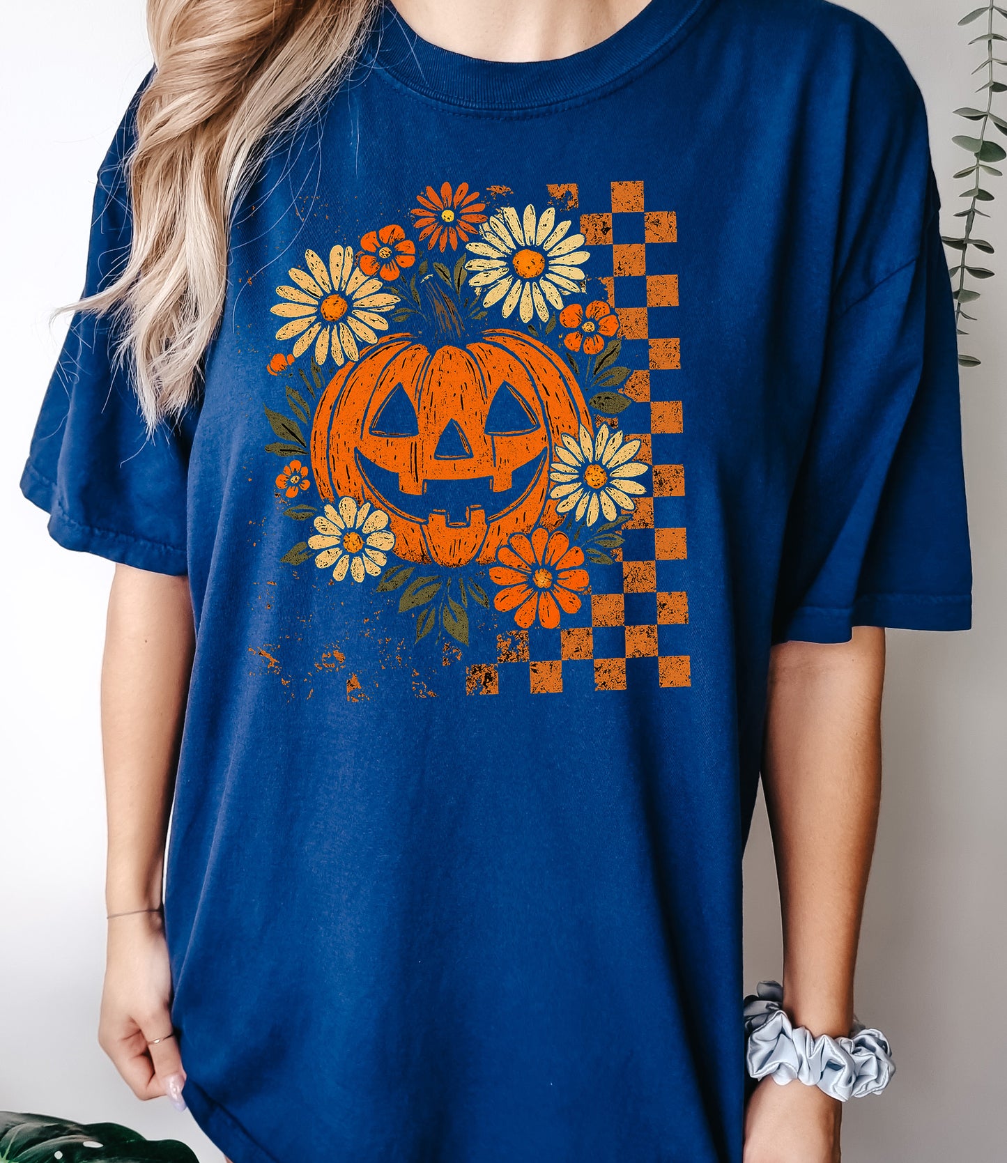 Pumpkin Halloween Vintage Style Shirt (B)