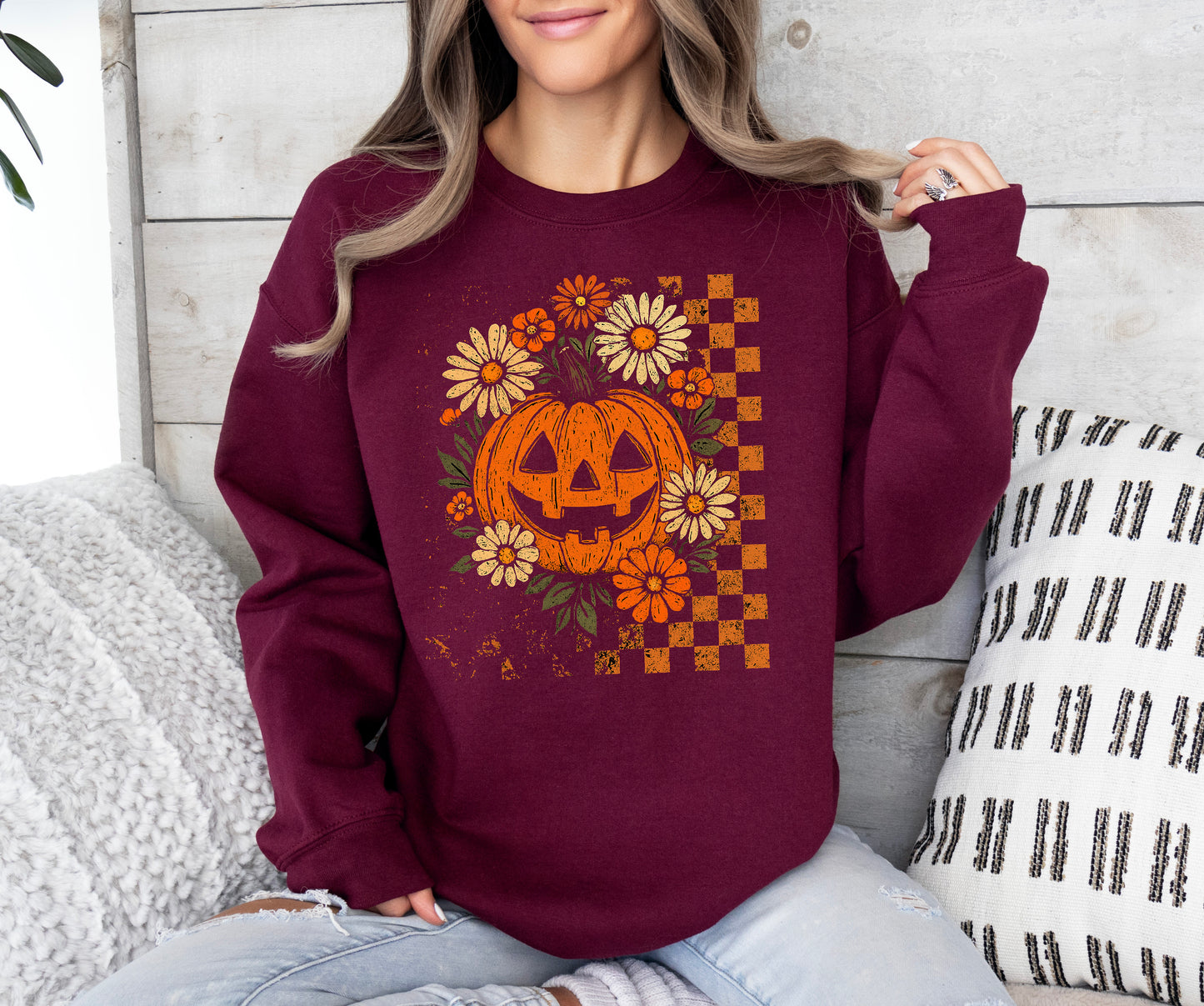 Pumpkin Halloween Sweatshirt (B)