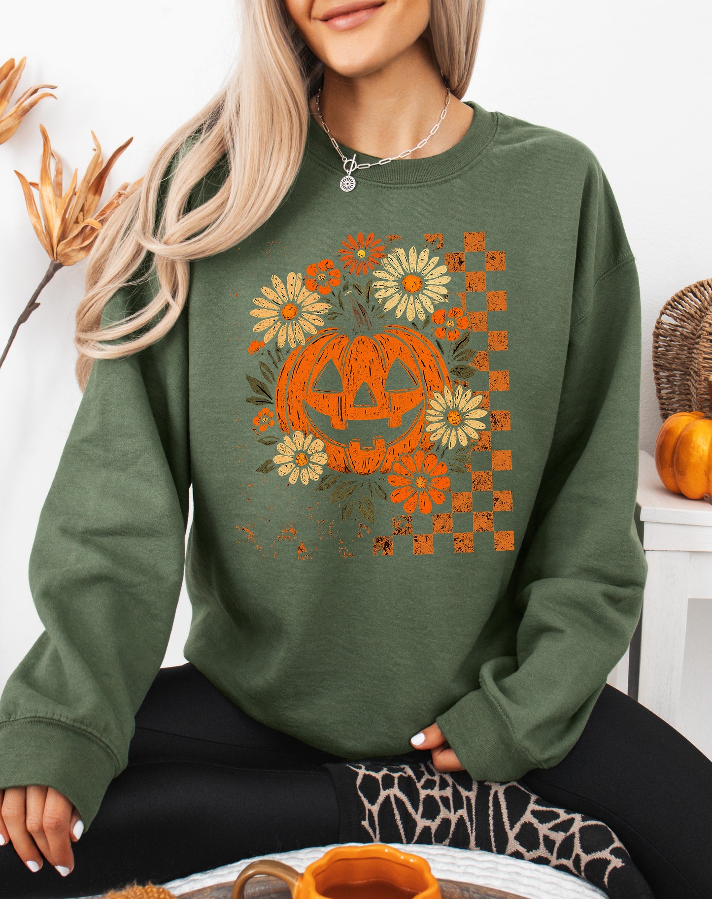 Pumpkin Halloween Sweatshirt (B)