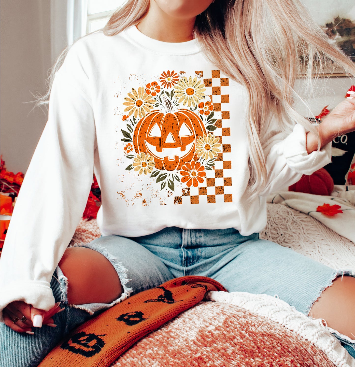 Pumpkin Halloween Sweatshirt (B)