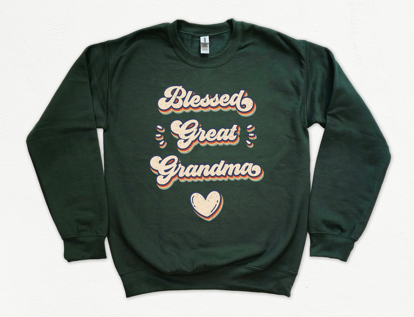 Retro Blessed Great Grandma Sweatshirt
