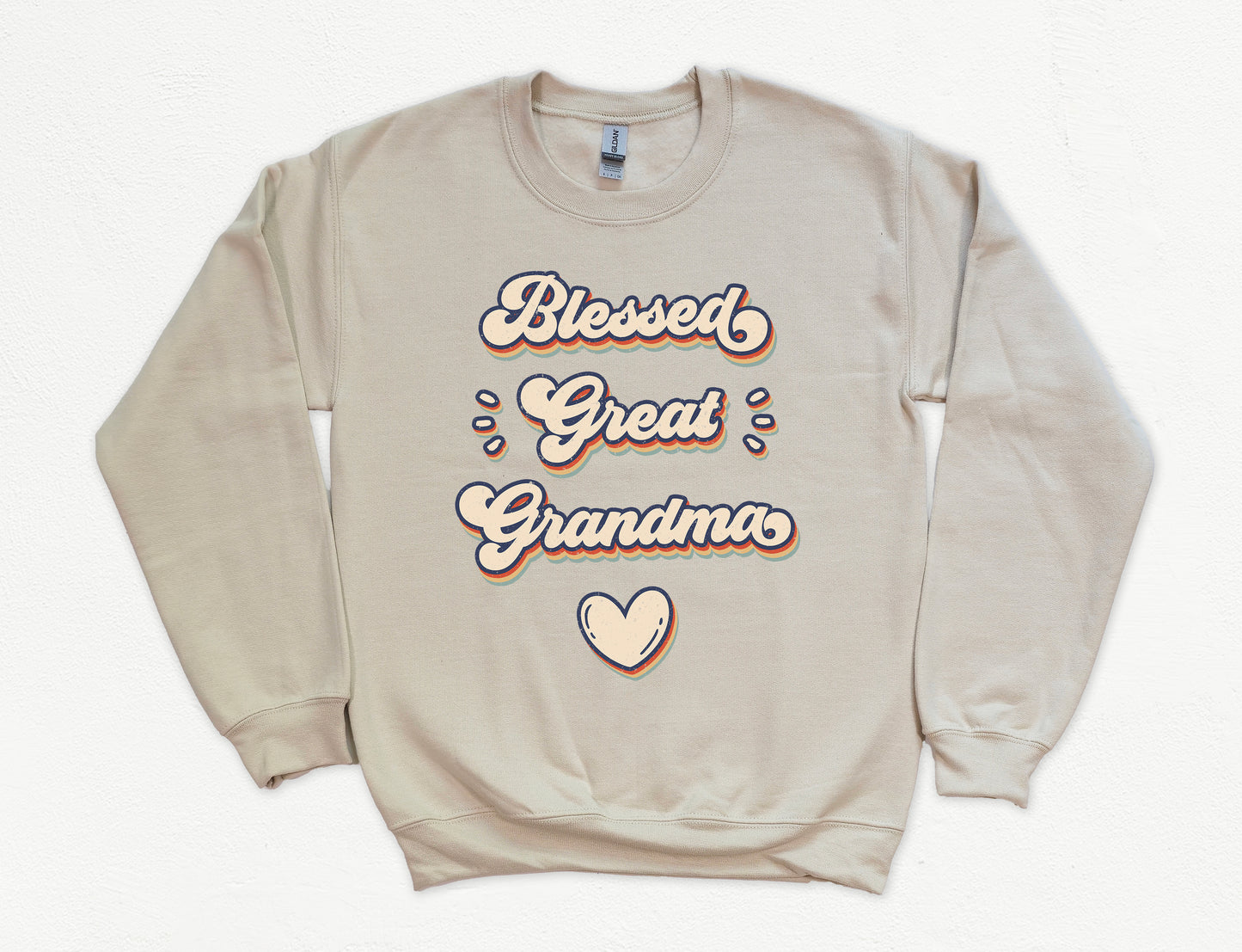 Retro Blessed Great Grandma Sweatshirt