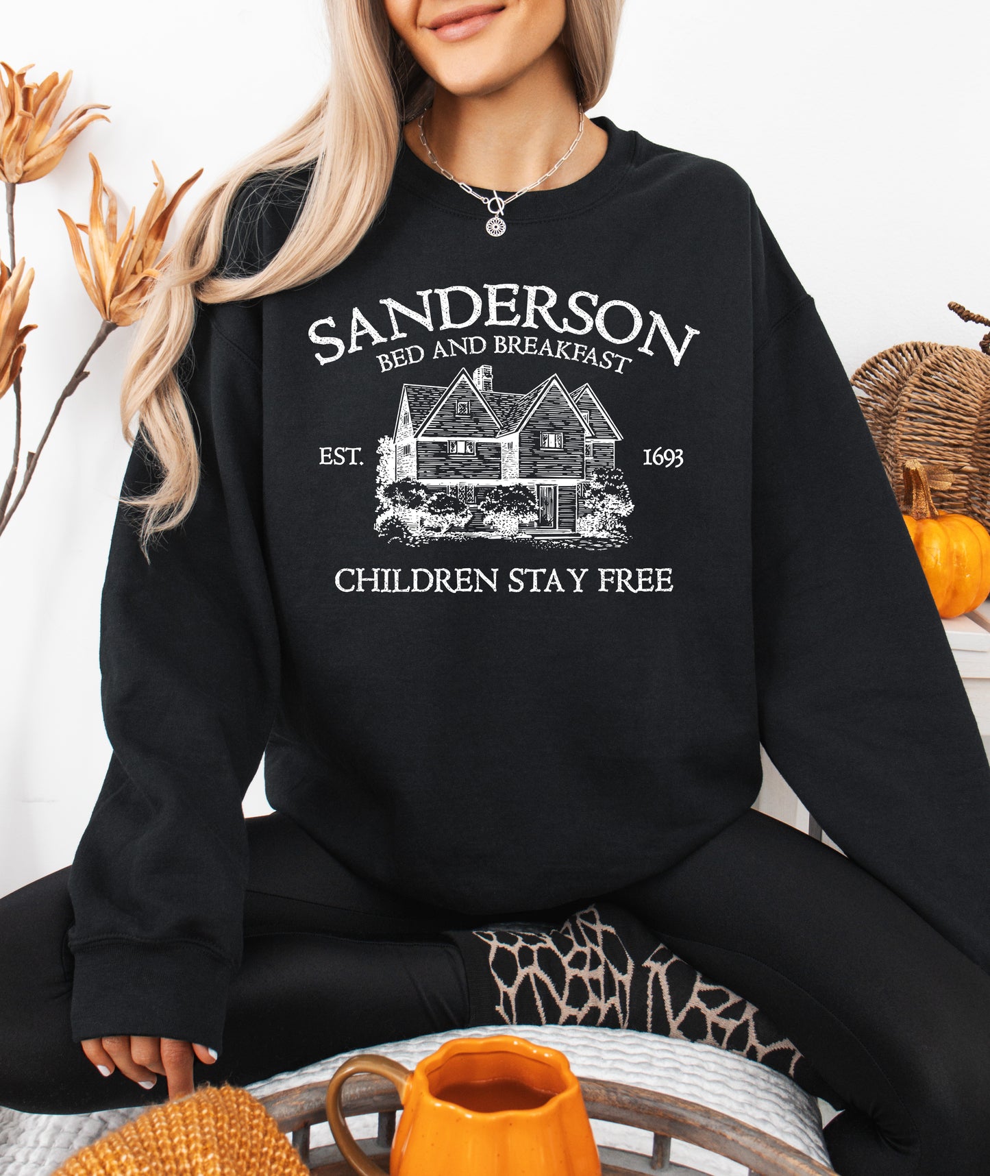 Sanderson Bed and Breakfast Halloween Sweatshirt