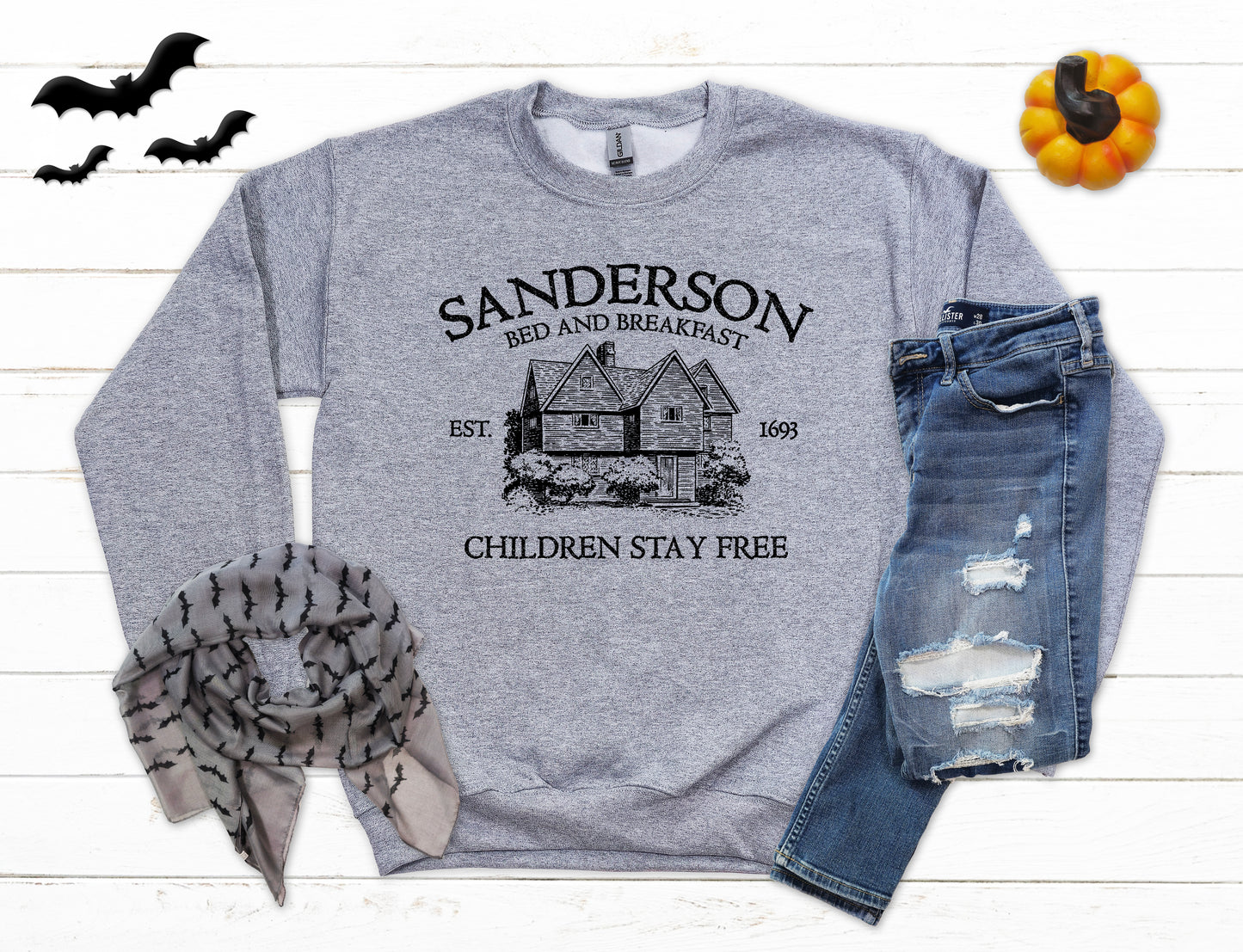 Sanderson Bed and Breakfast Halloween Sweatshirt
