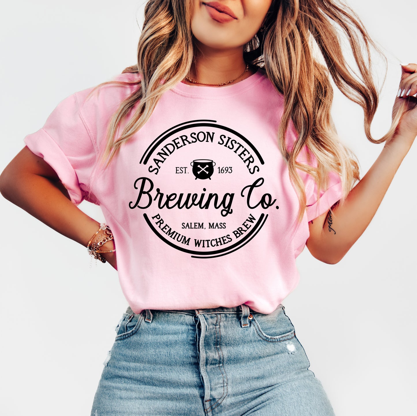 Sanderson Sisters Brewing Vintage Style Halloween Shirt