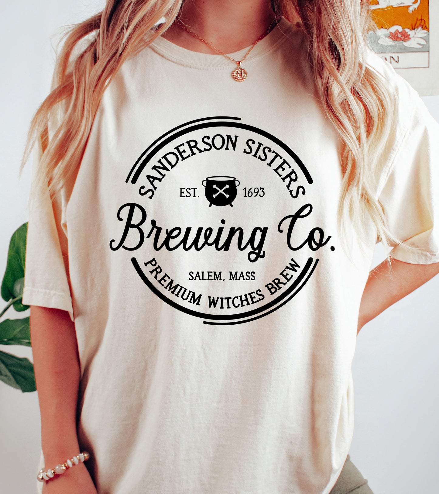 Sanderson Sisters Brewing Vintage Style Halloween Shirt