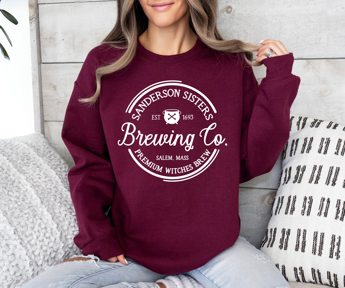 Sanderson Sisters Brewing Halloween Sweatshirt