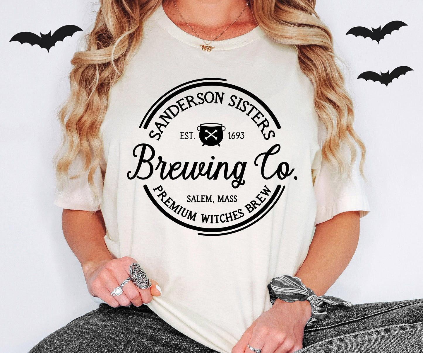 Sanderson Sisters Brewing Halloween Shirt | Light Garment