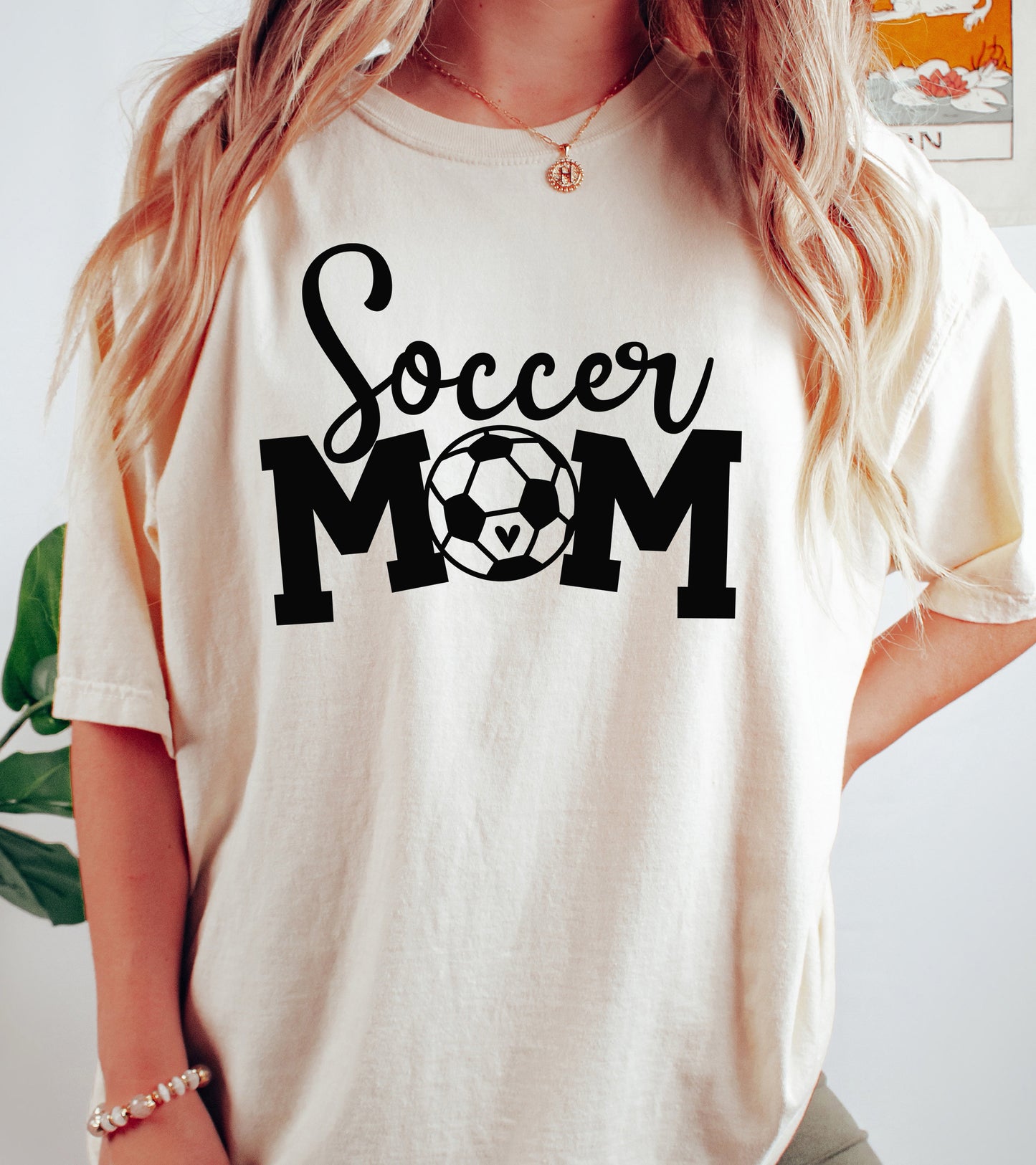 Soccer Mom Shirt | Comfort Colors Vintage Style Mom Shirt