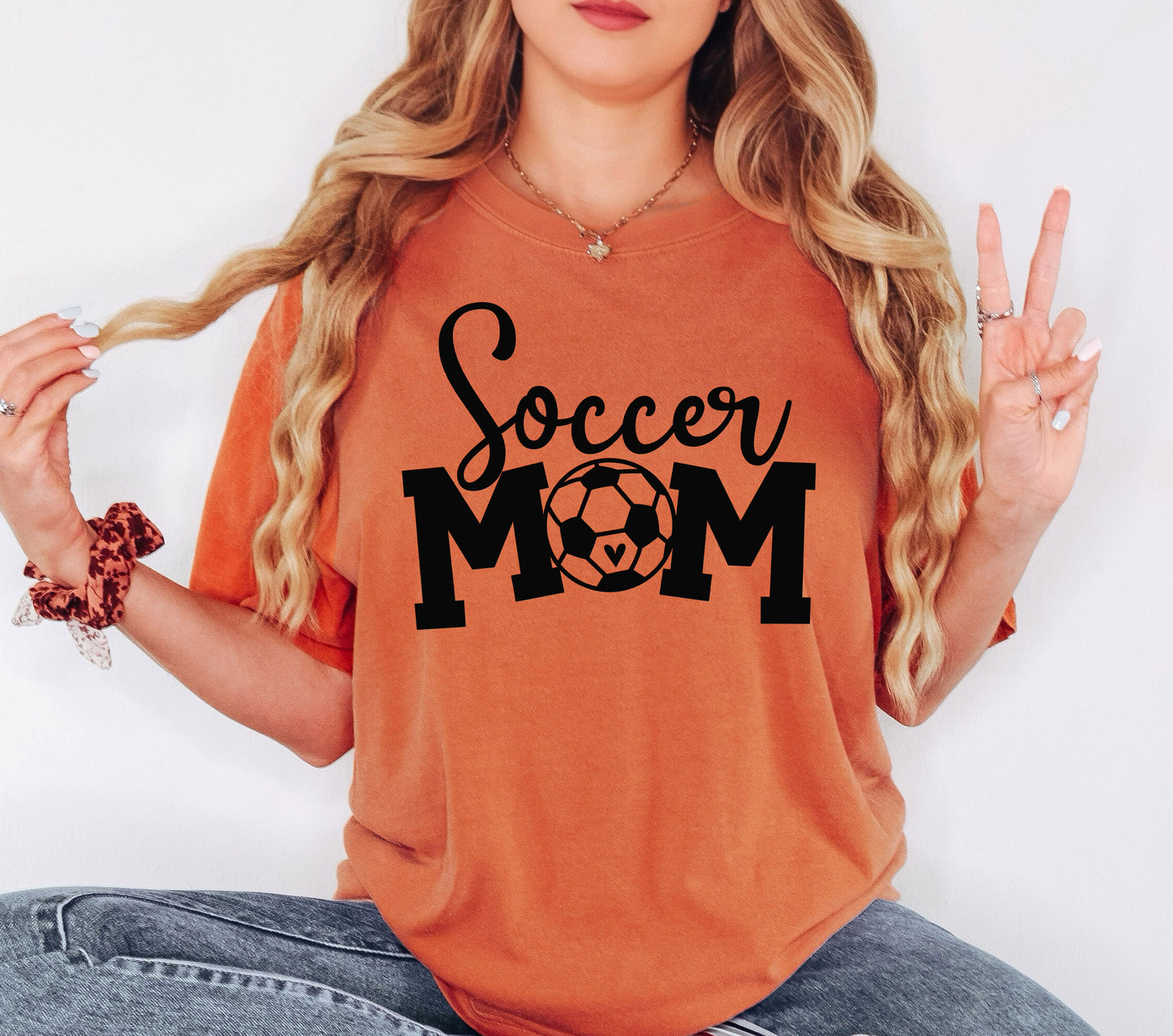 Soccer Mom Shirt | Comfort Colors Vintage Style Mom Shirt