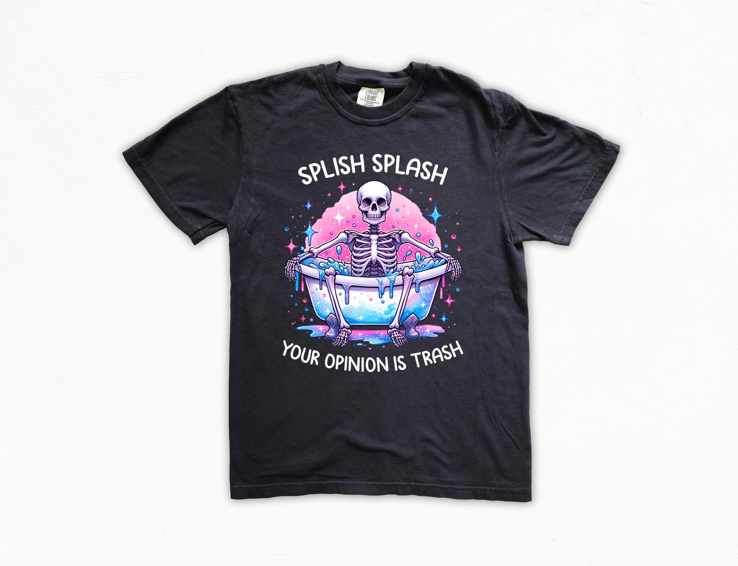 Splish Splash Your Opinion is Trash Shirt | Comfort Colors Vintage Style Funny Shirt