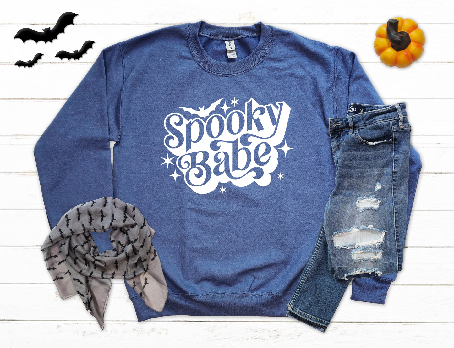 Spooky Babe Halloween Sweatshirt