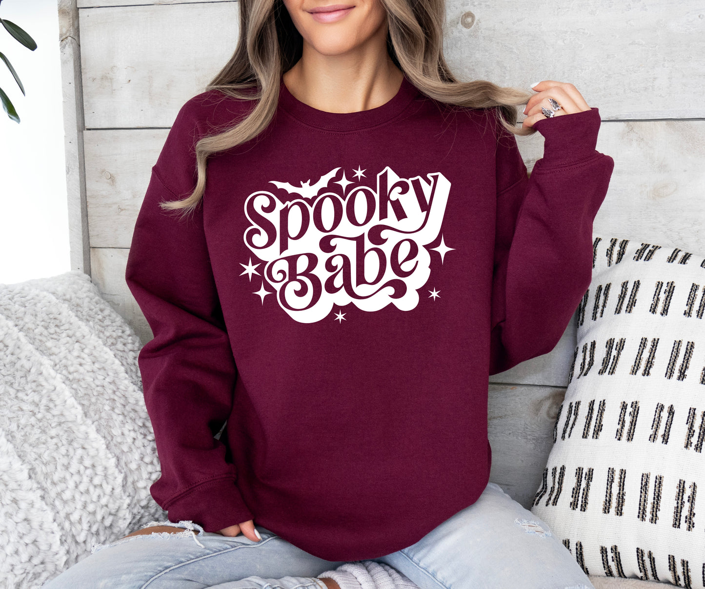 Spooky Babe Halloween Sweatshirt