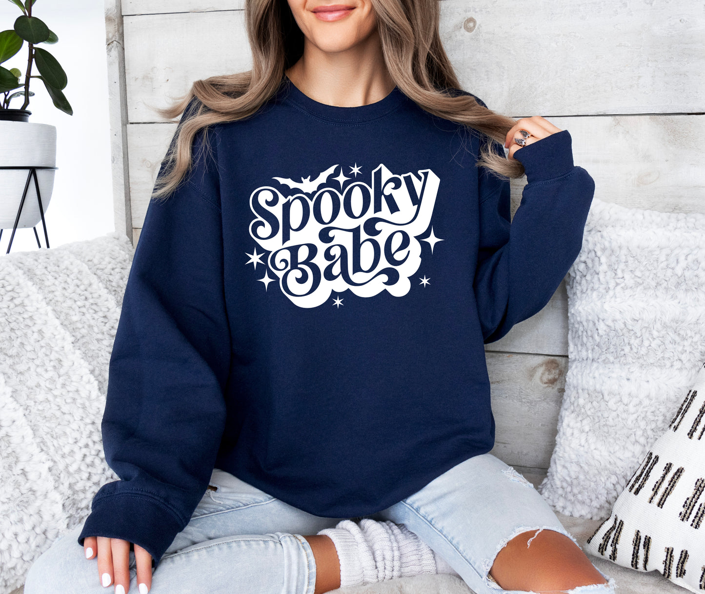 Spooky Babe Halloween Sweatshirt
