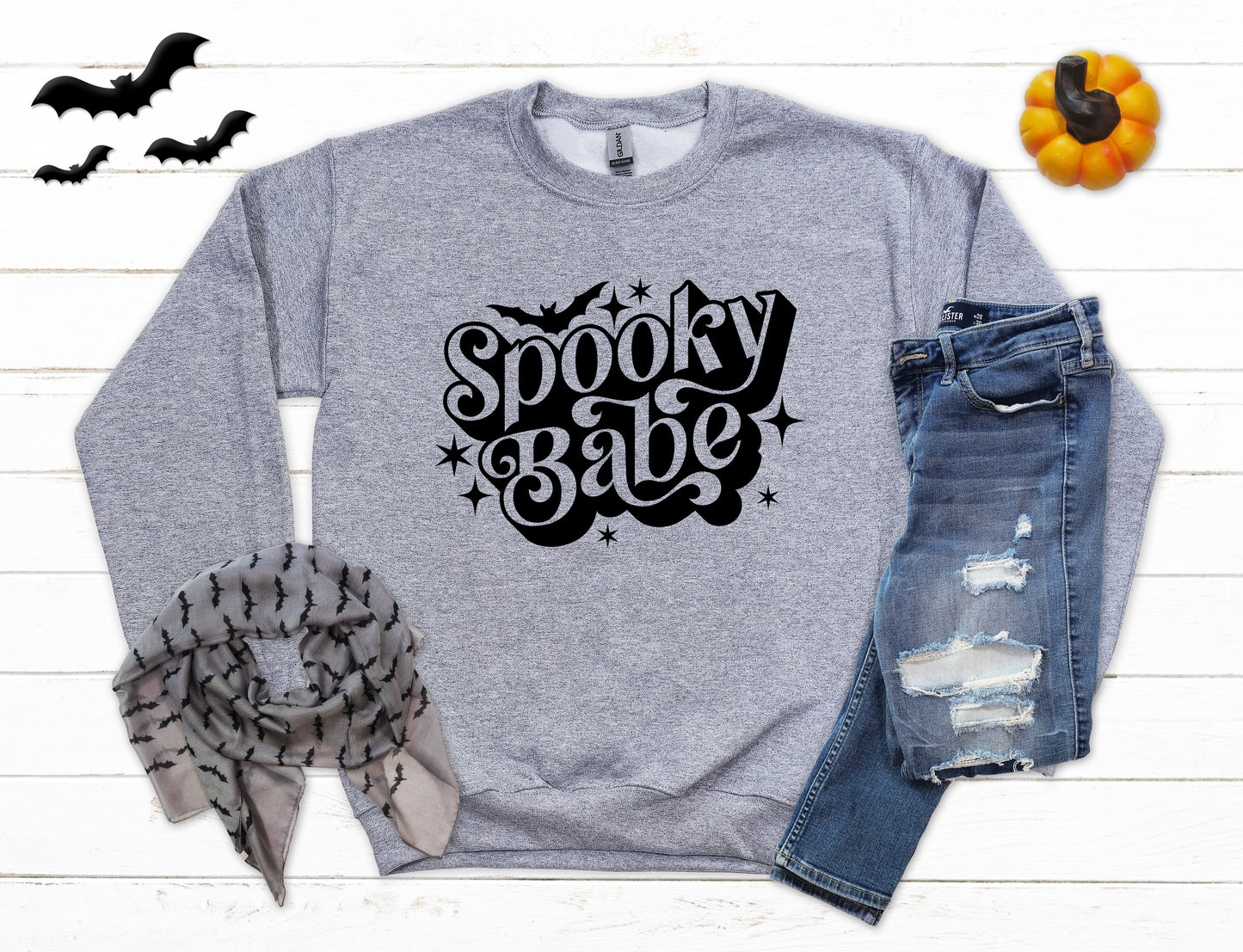 Spooky Babe Halloween Sweatshirt