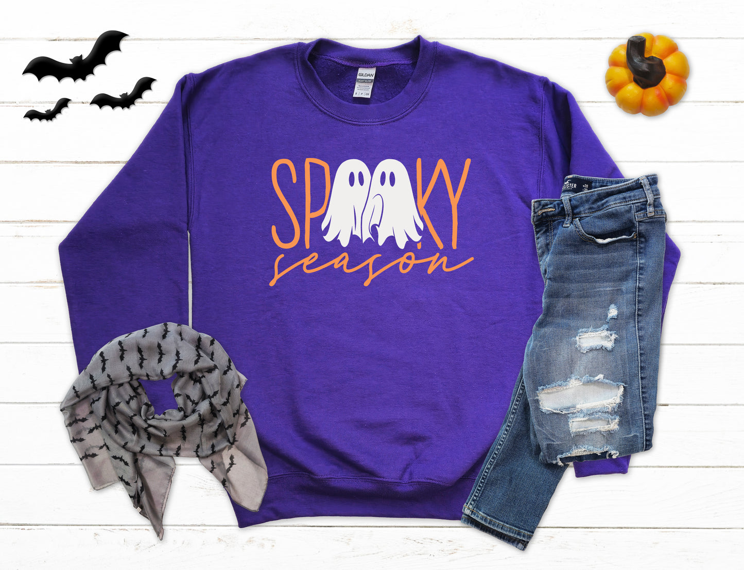 Spooky Season Ghosts Halloween Sweatshirt