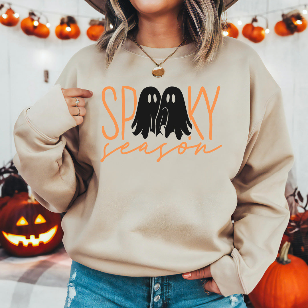 Spooky Season Ghosts Halloween Sweatshirt
