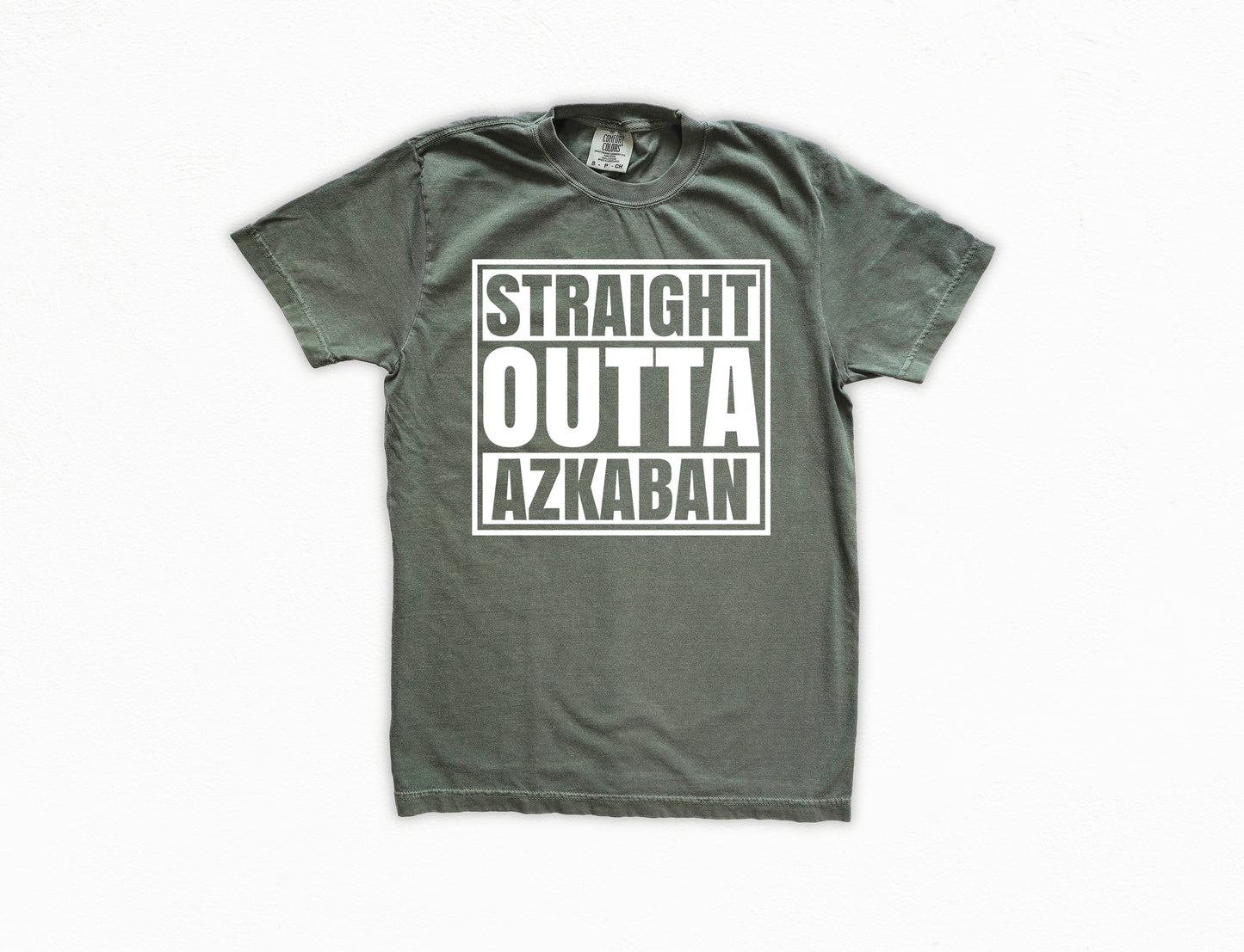 Straight Outta Azkaban Shirt | Comfort Colors Vintage Style Shirt