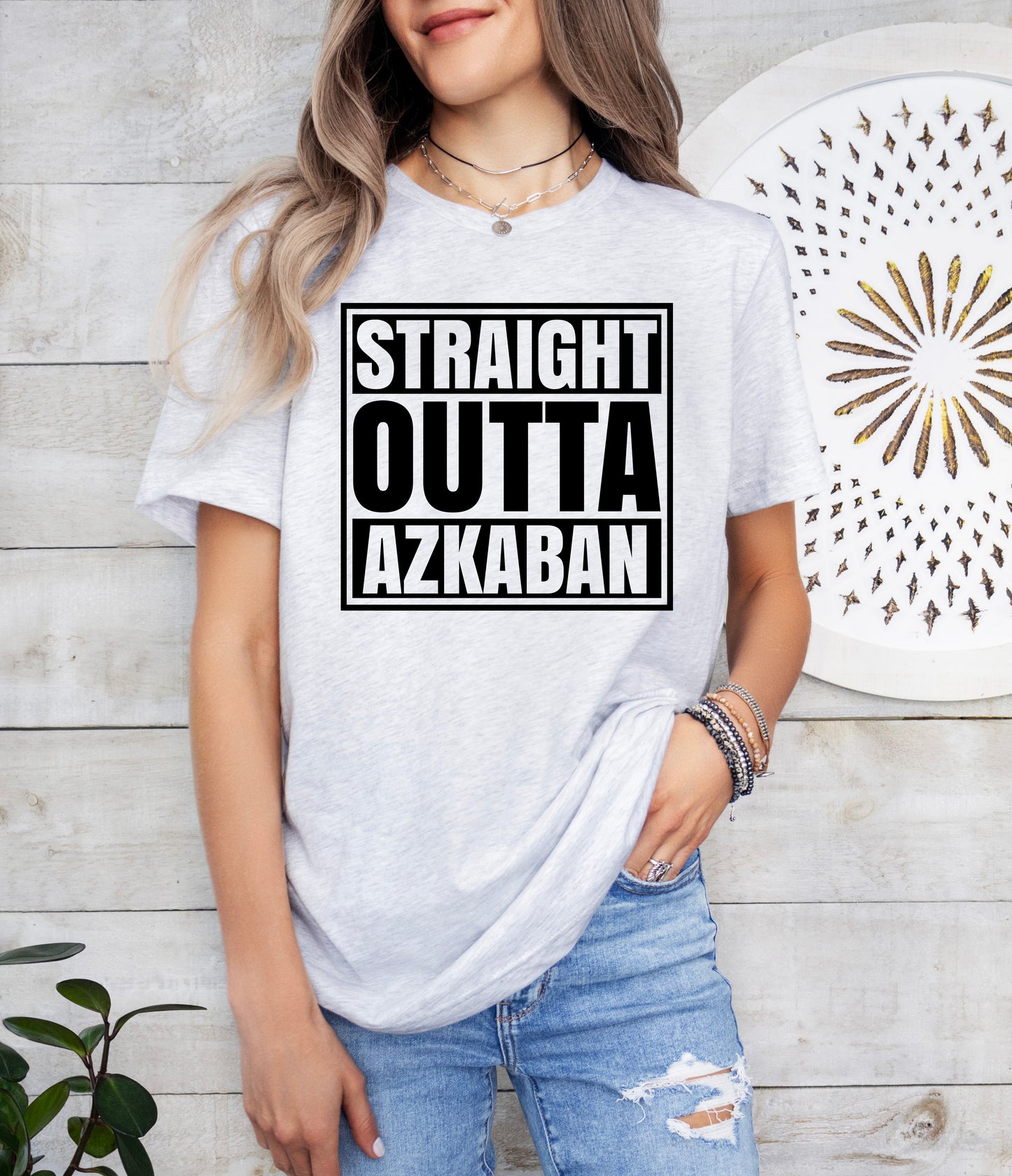 Straight Outta Azkaban Shirt | Light Garment