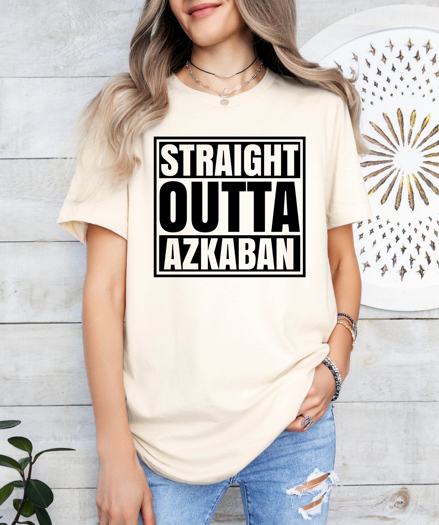 Straight Outta Azkaban Shirt | Light Garment