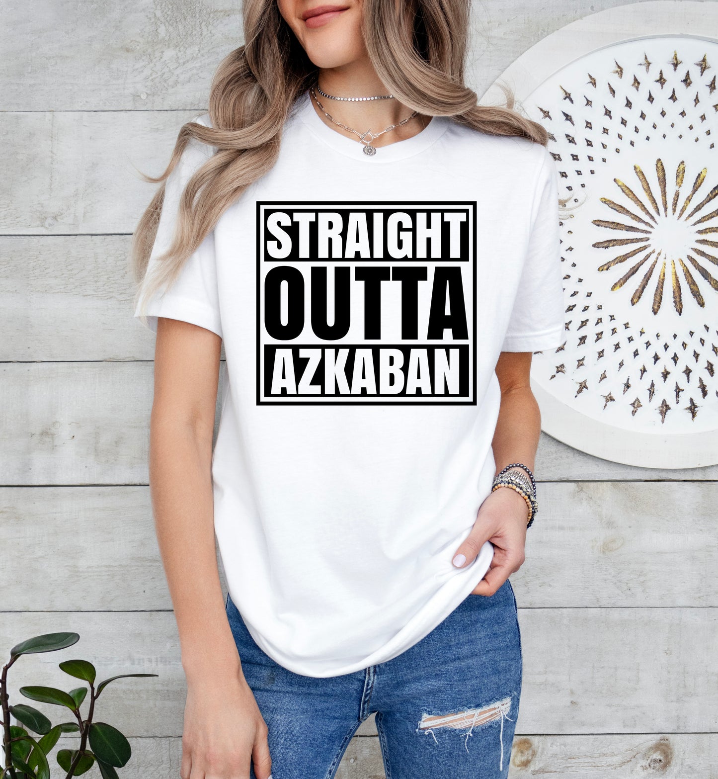 Straight Outta Azkaban Shirt | Light Garment