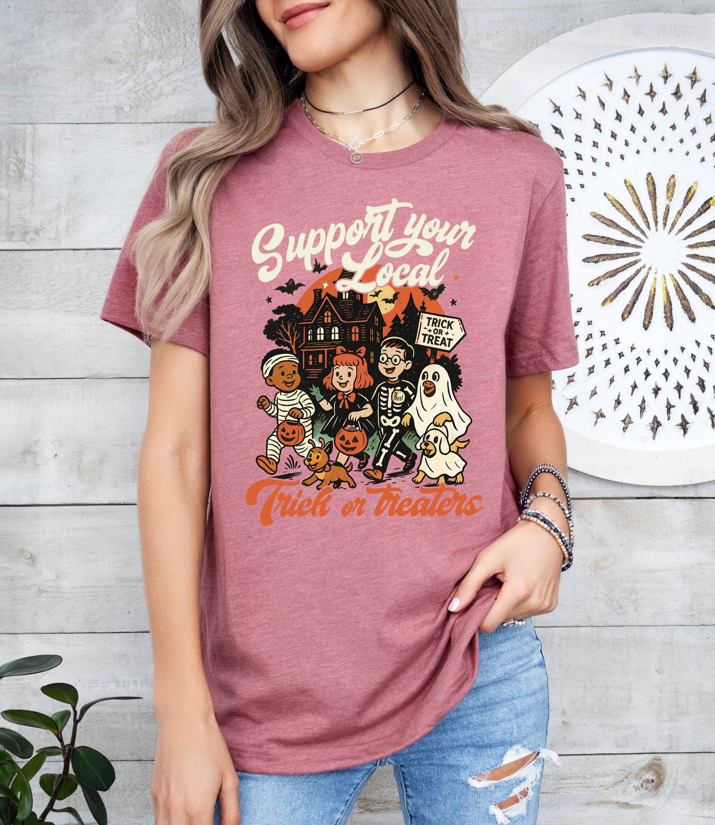 Support Your Local Trick or Treaters Halloween Shirt