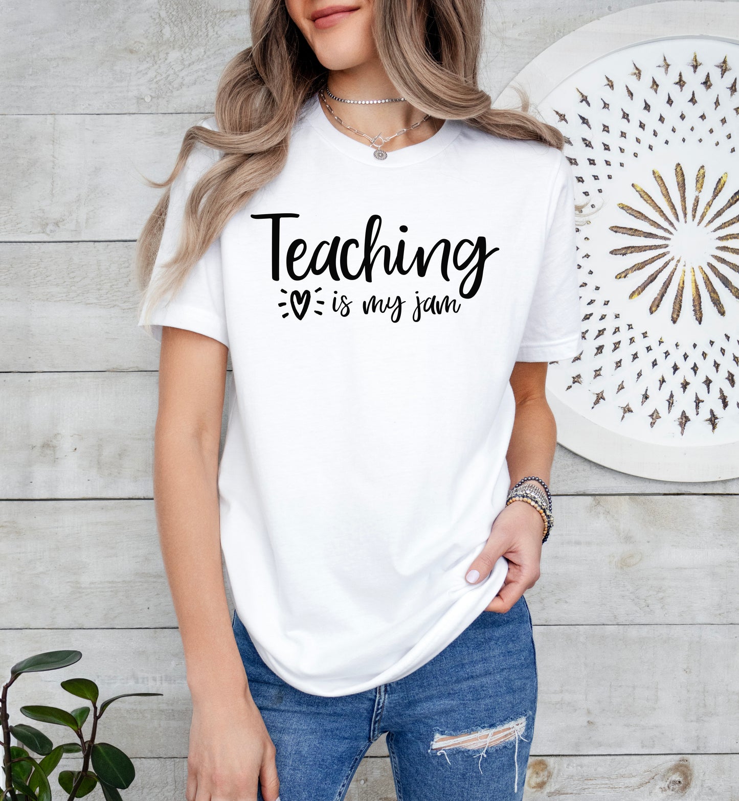 Teaching Is My Jam Shirt | Teacher Shirt | Light Garment