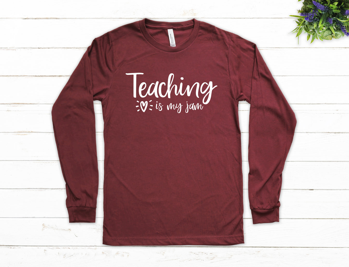 Teaching Is My Jam Shirt Long Sleeve | Long Sleeve Teacher Shirt