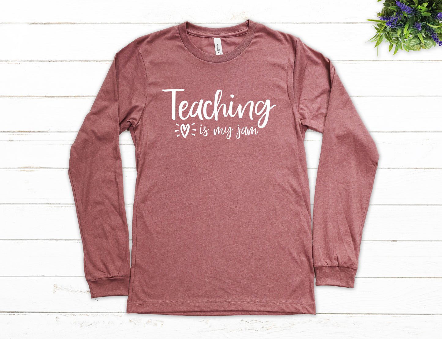 Teaching Is My Jam Shirt Long Sleeve | Long Sleeve Teacher Shirt