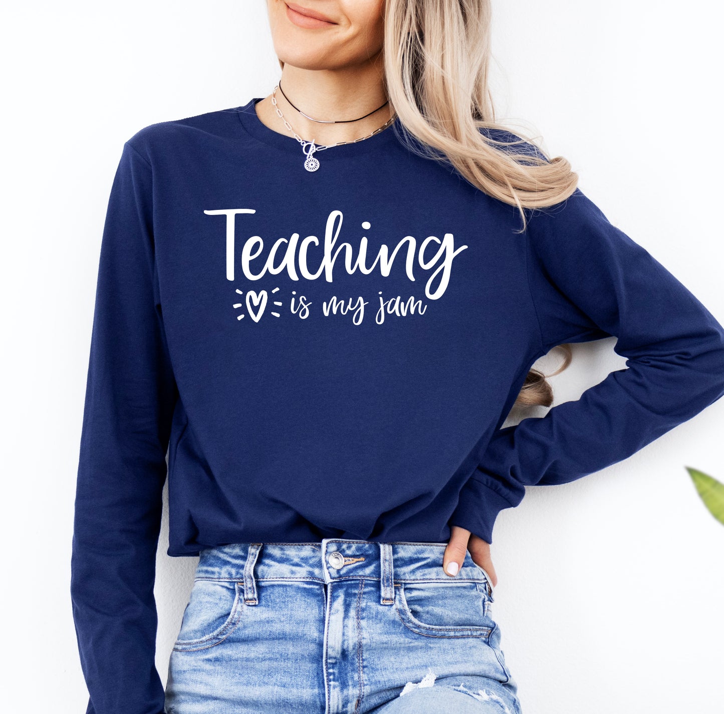 Teaching Is My Jam Shirt Long Sleeve | Long Sleeve Teacher Shirt