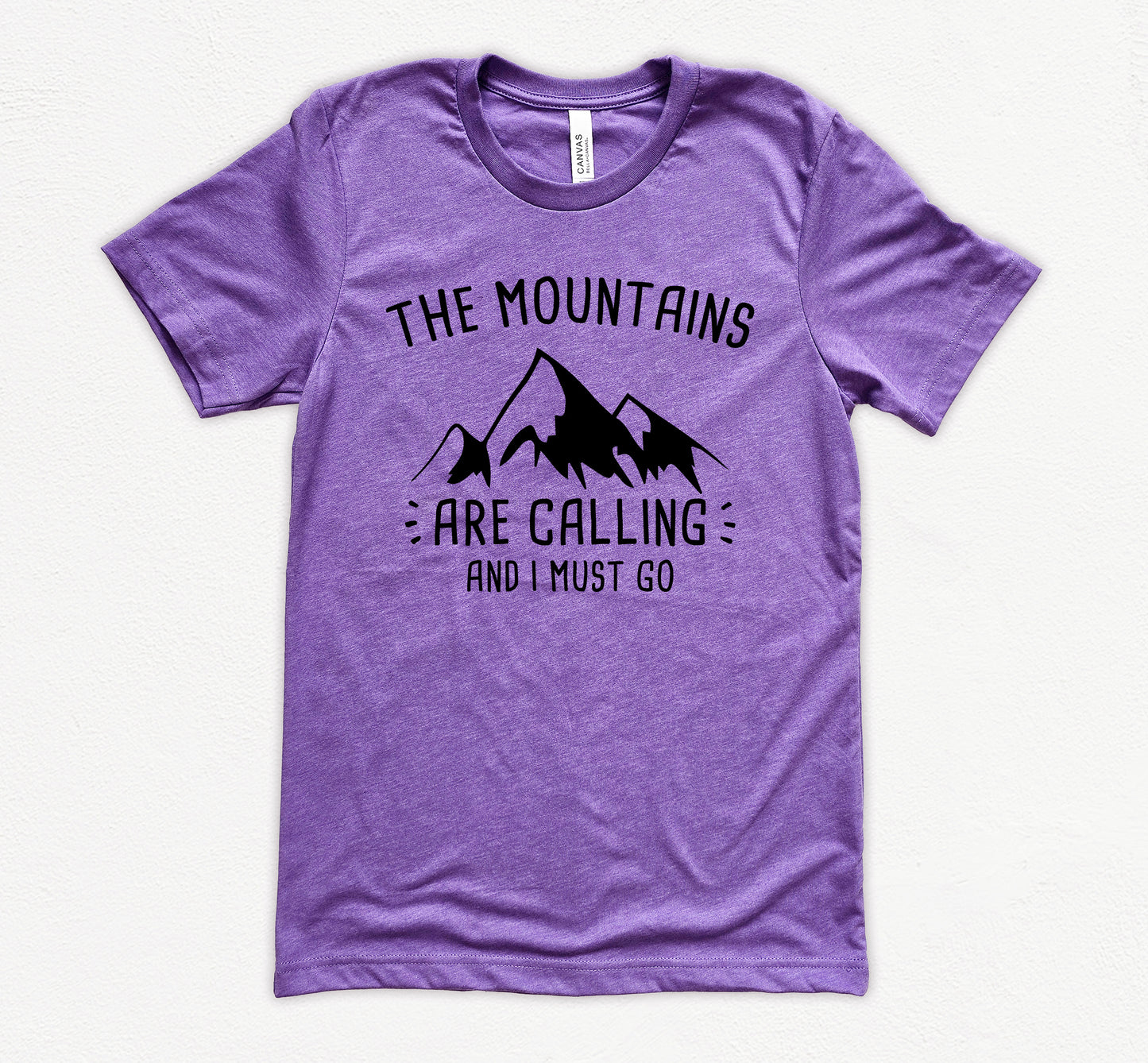 The Mountains Are Calling Shirt | Camping Shirt | Light Garment