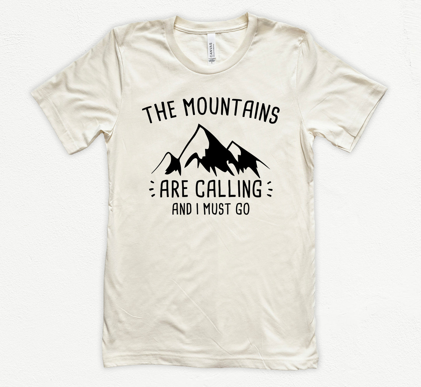 The Mountains Are Calling Shirt | Camping Shirt | Light Garment
