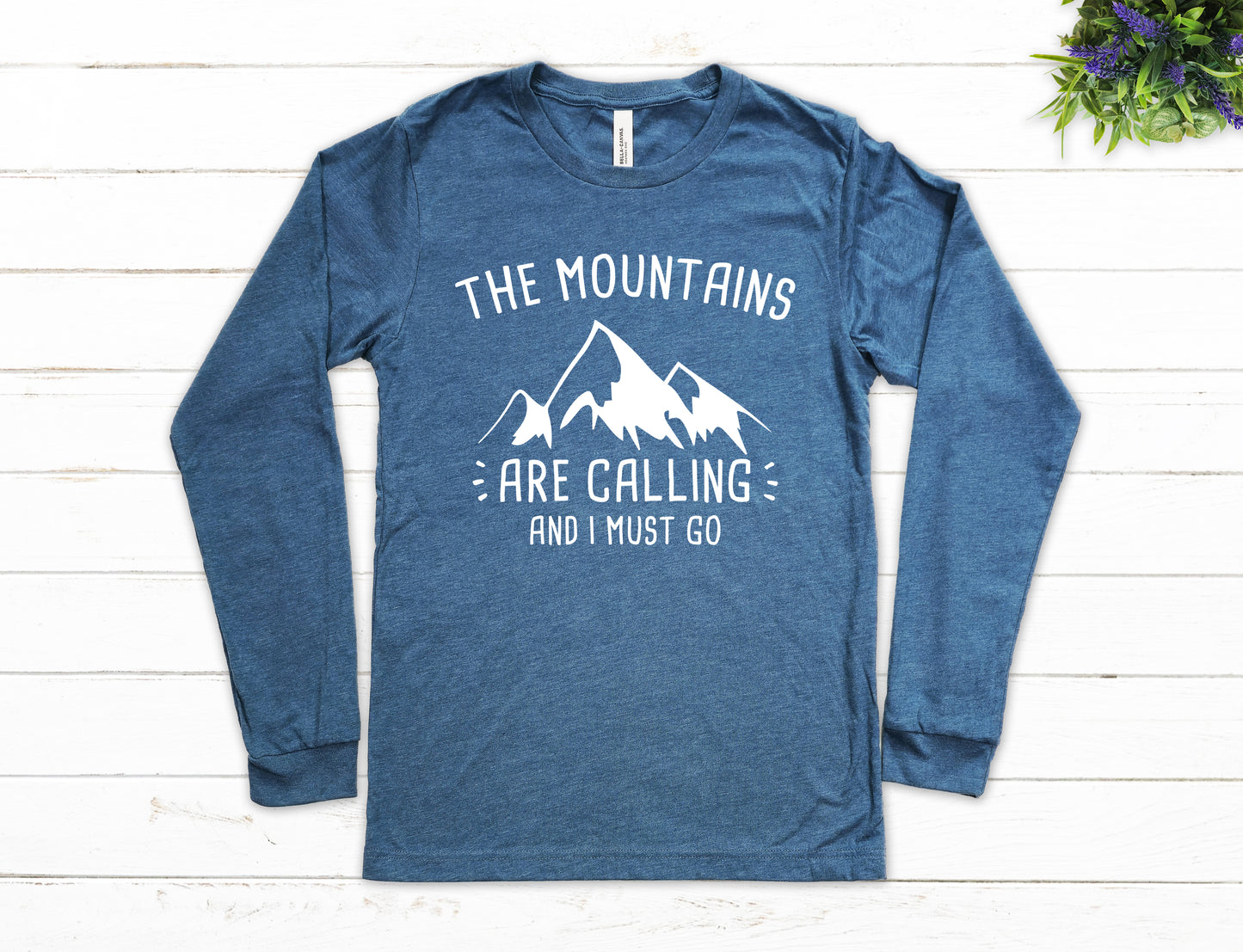 The Mountains Are Calling Shirt Long Sleeve | Long Sleeve Camping Shirt