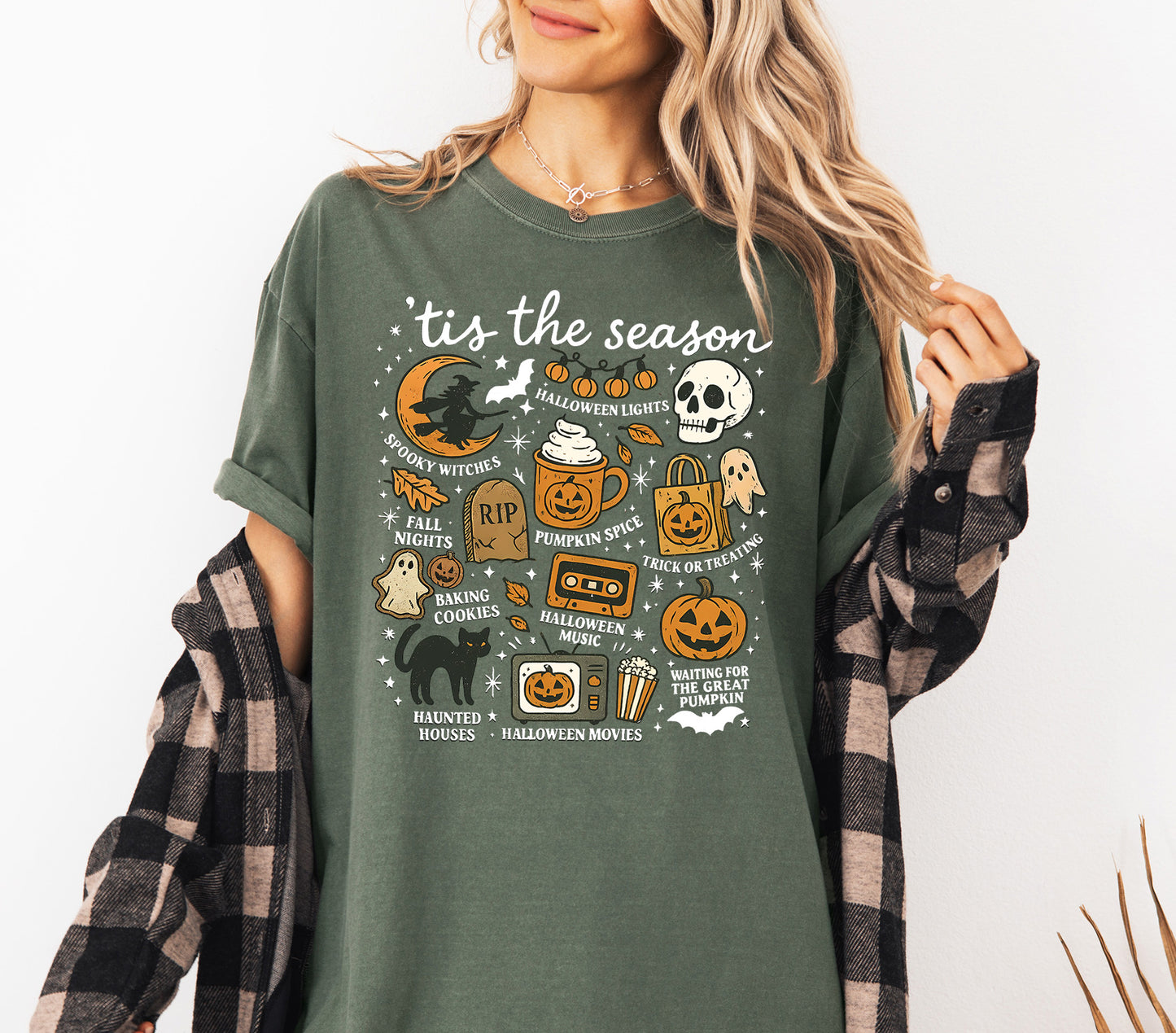 Tis the Season Vintage Style Halloween Shirt