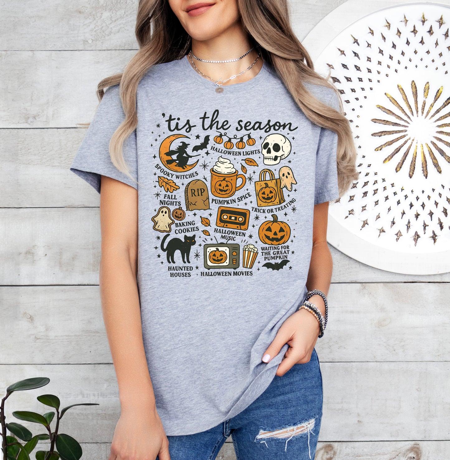 Tis the Season Halloween Shirt | Light Garment