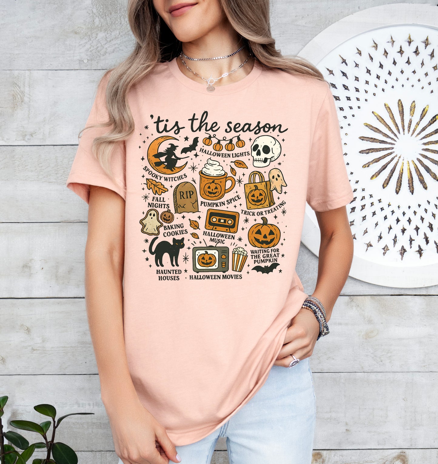Tis the Season Halloween Shirt | Light Garment
