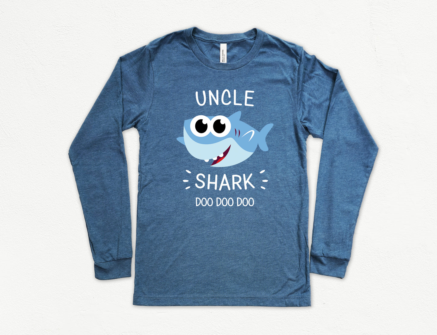 Uncle Shark Shirt Long Sleeve | Long Sleeve Uncle Shirt