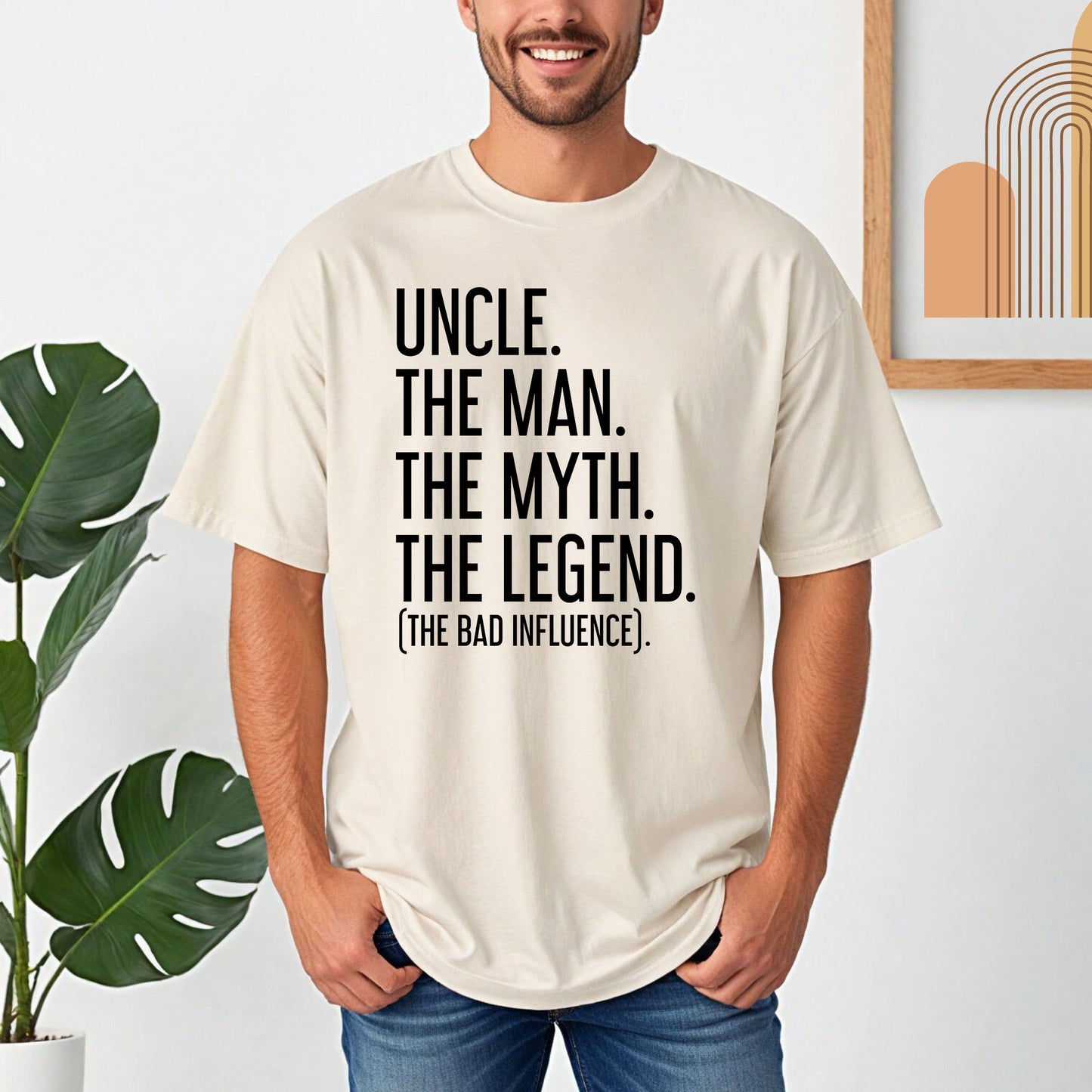Uncle The Man The Myth The Legend Shirt | Comfort Colors Vintage Style Uncle Shirt