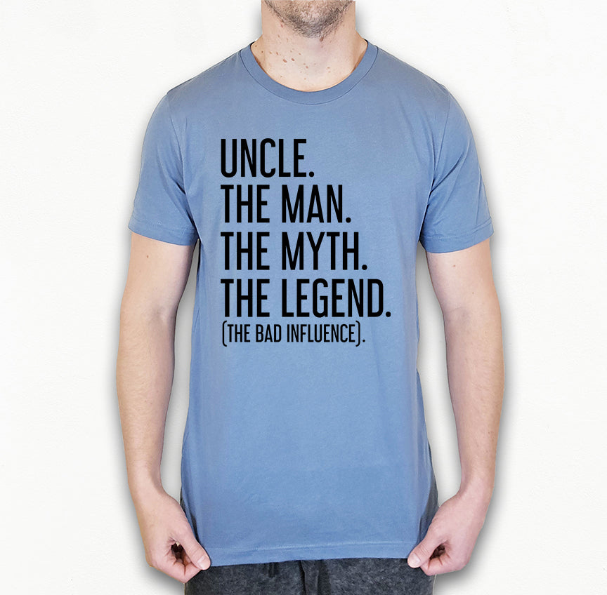 Uncle The Man The Myth The Legend Shirt | Uncle Shirt | Light Garment