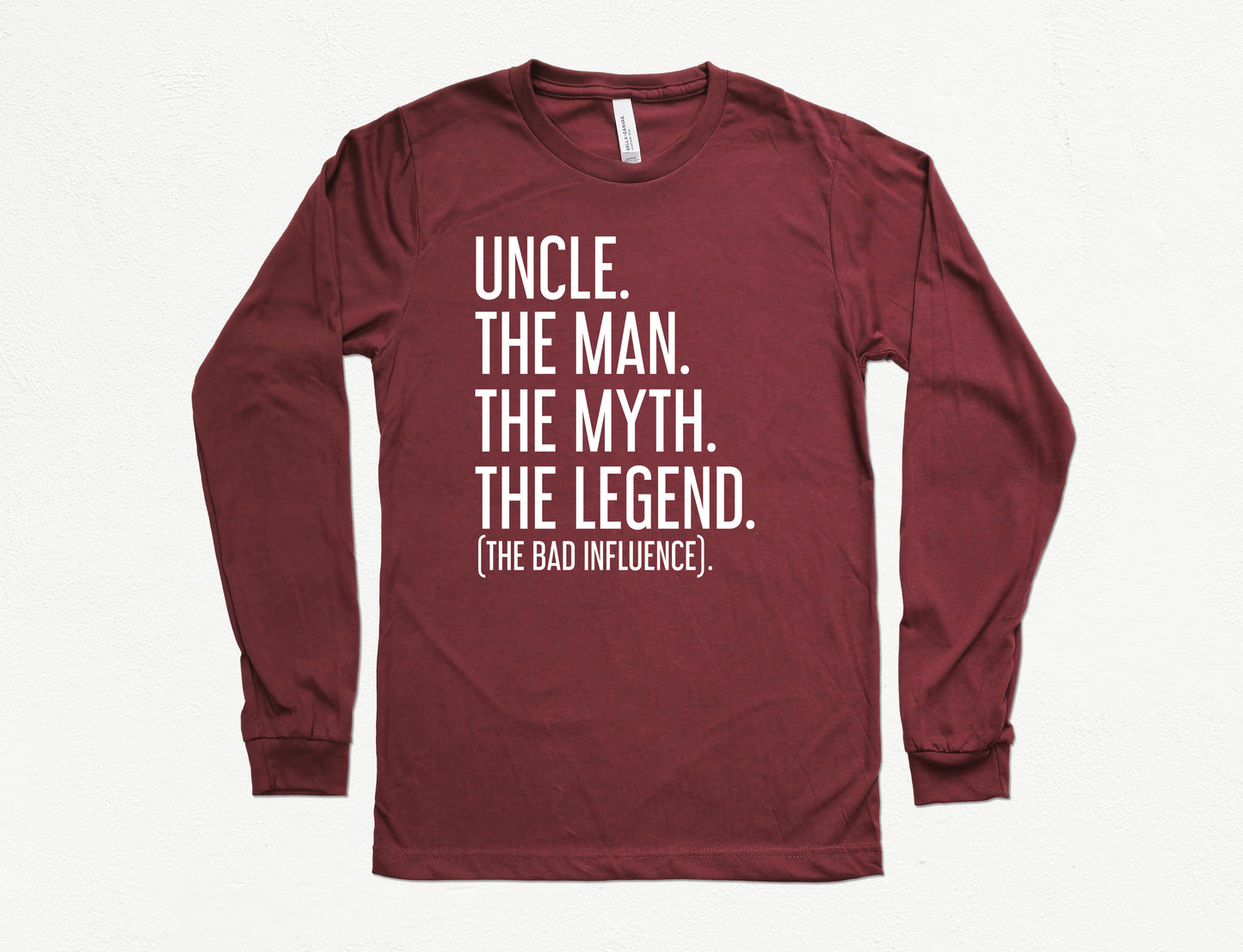 Uncle The Man The Myth The Legend Shirt Long Sleeve | Long Sleeve Uncle Shirt