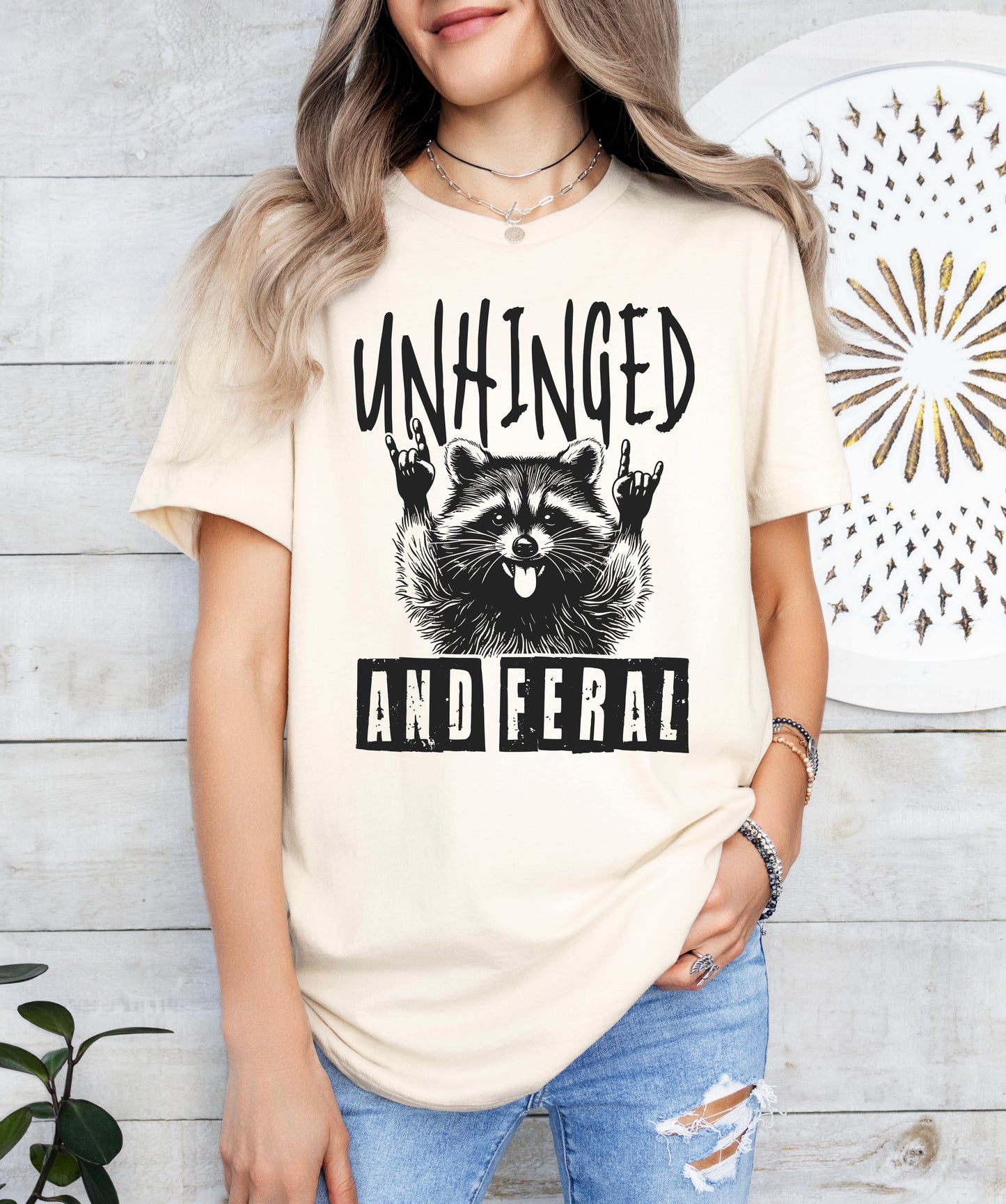 Unhinged and Feral Shirt | Funny Shirt | Light Garment